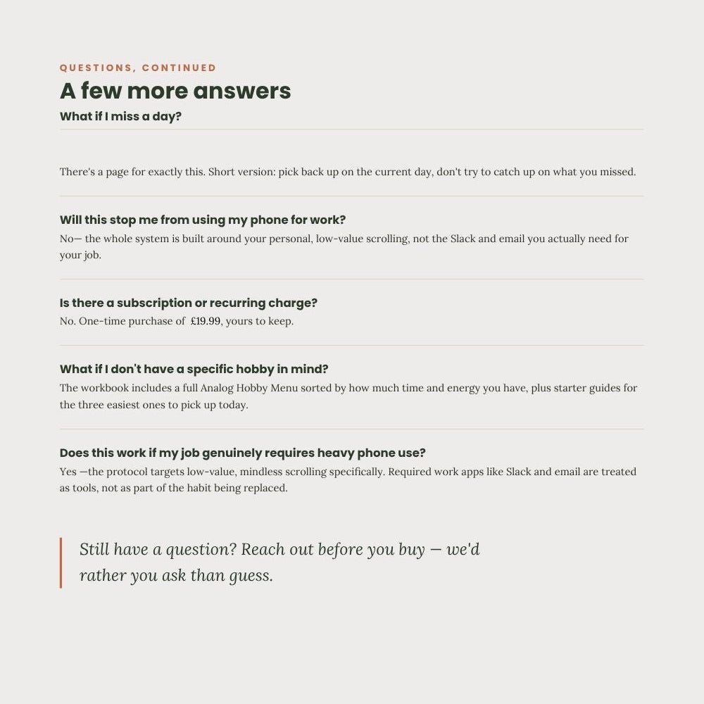 The Digital Detox Protocol - 14 Day Workbook for Remote Workers